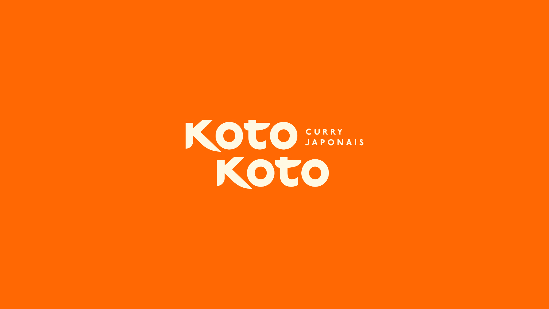 Logo de KotoKoto, accompagné de la mention "Curry japonais"