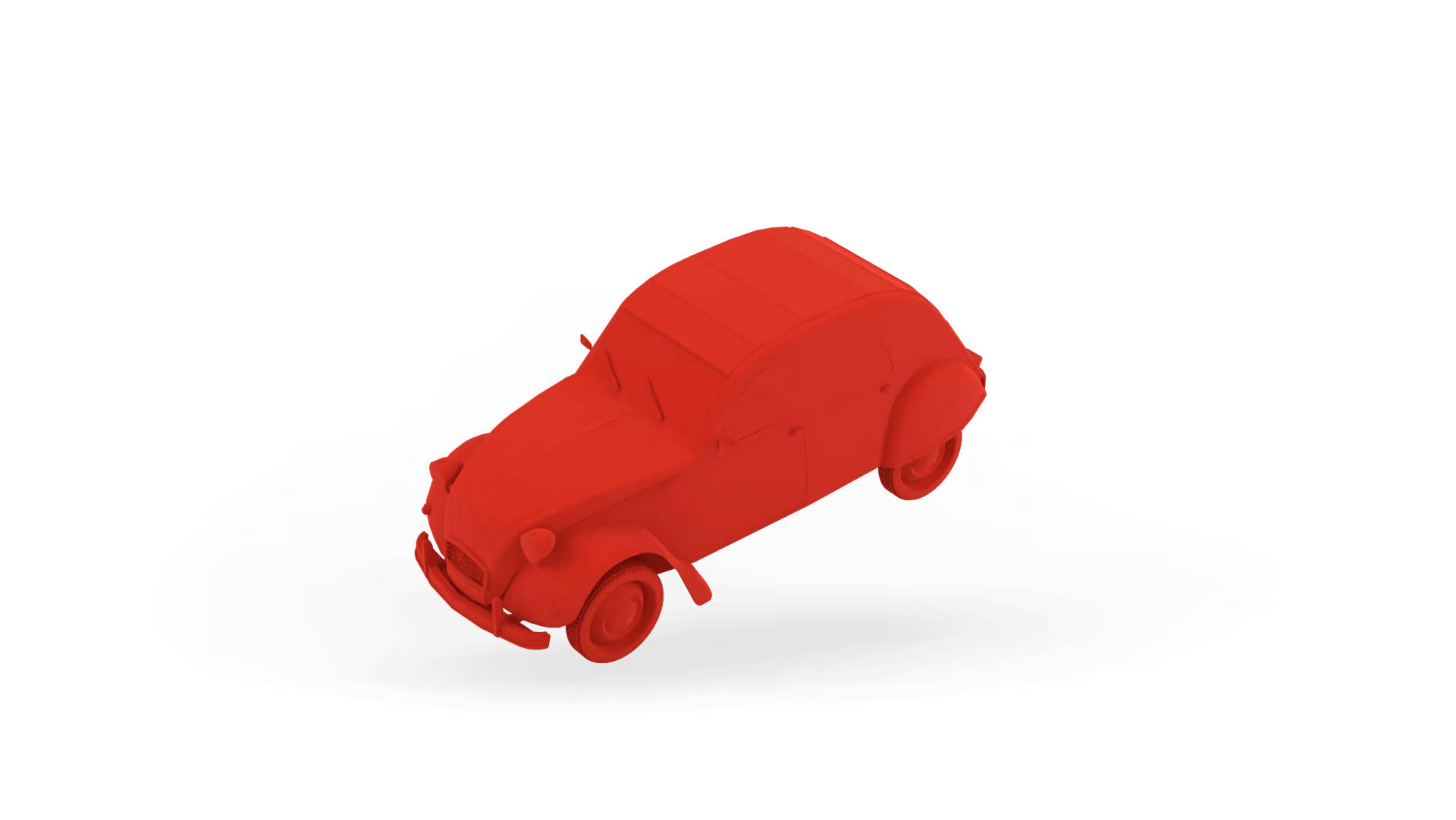 Modélisation 3D d’une Citroëne 2CV