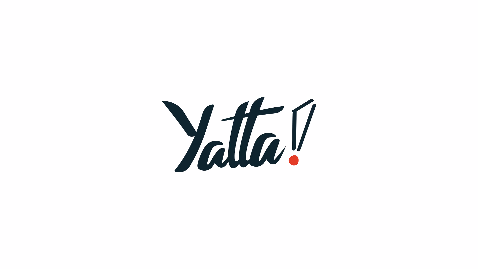 Logo du restaurant Yatta! Ramen présentant le texte "Yatta!"