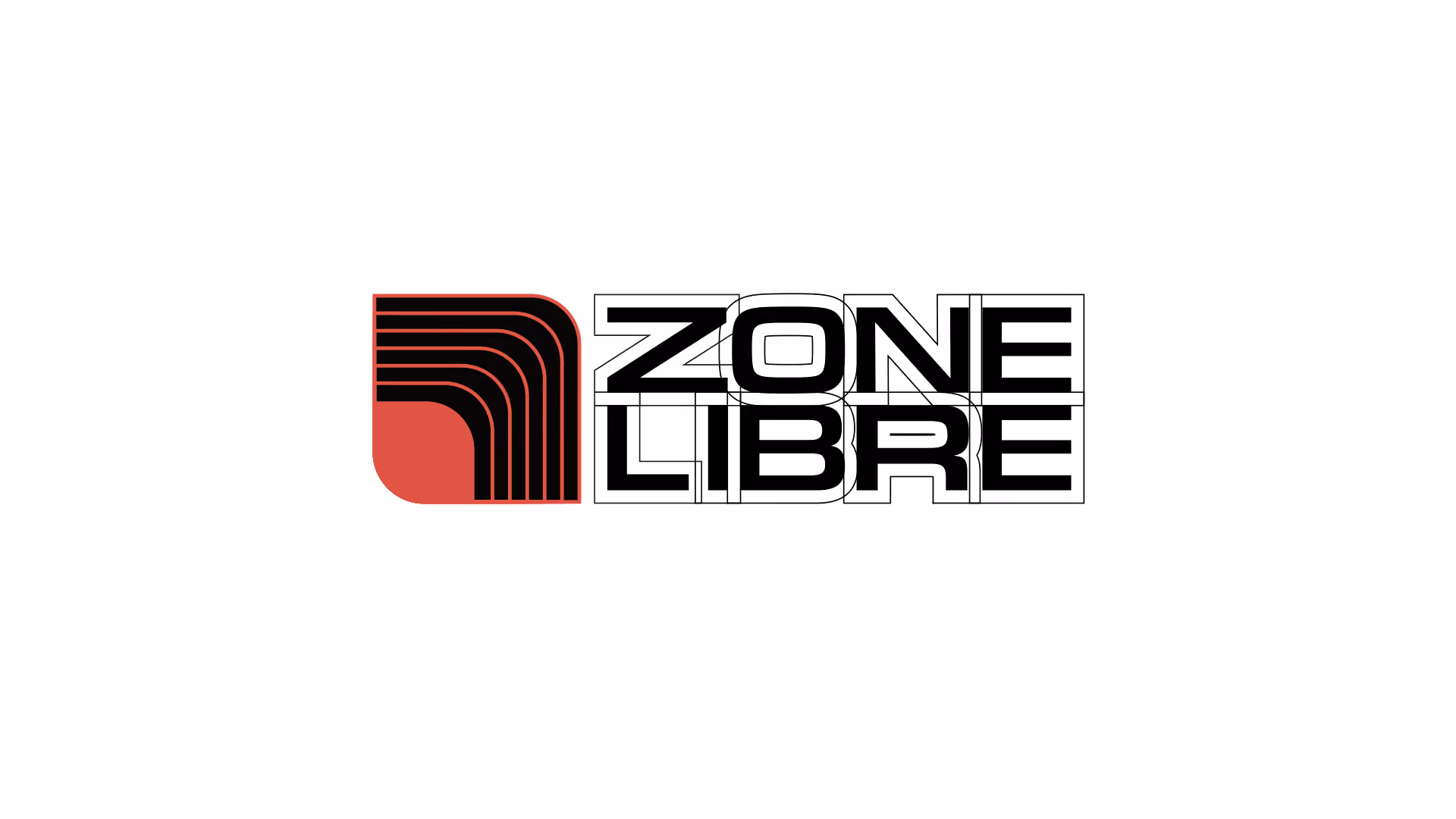 Logo de l’édition 2024 du festival Zone Libre, présentant le texte "Zone Libre" stylisé